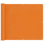 Balkonsichtschutz Orange 100 x 500 cm Oxford-Stoff