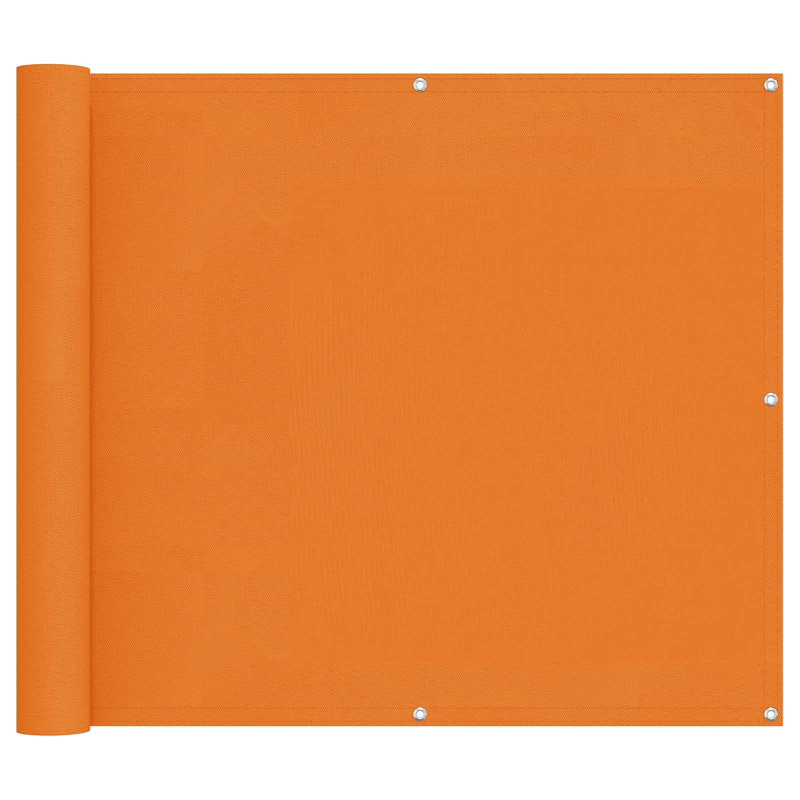 Balkonsichtschutz Orange 100 x 500 cm Oxford-Stoff