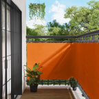Balkonsichtschutz Orange 110 x 300 cm Oxford-Stoff