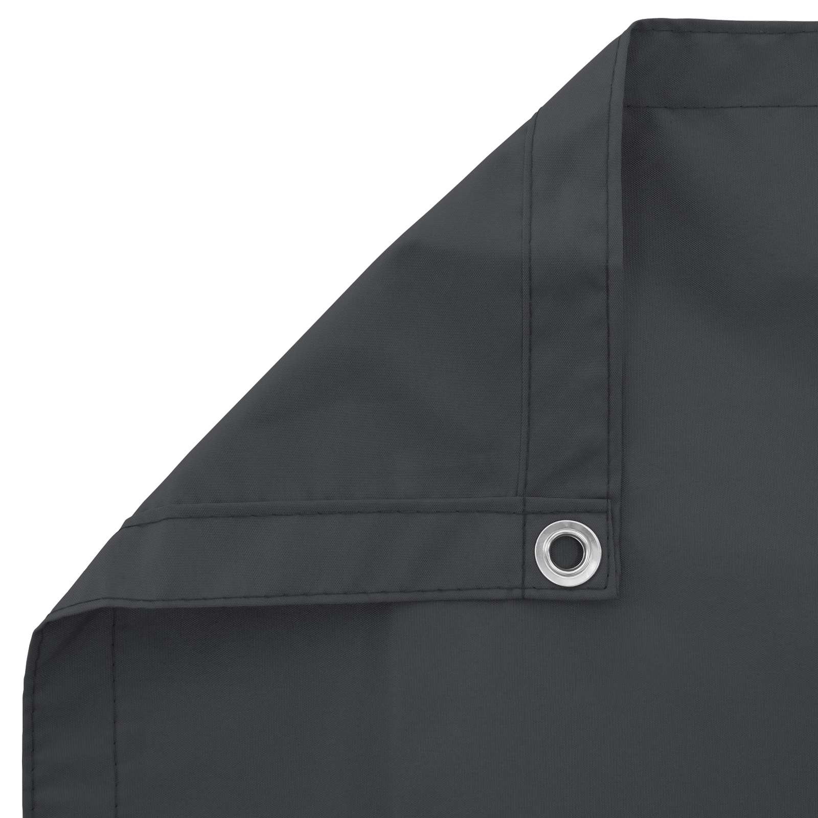 Balkonsichtschutz Schwarz 100 x 300 cm Oxford-Stoff