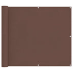 Balkonsichtschutz Braun 100 x 300 cm Oxford-Stoff
