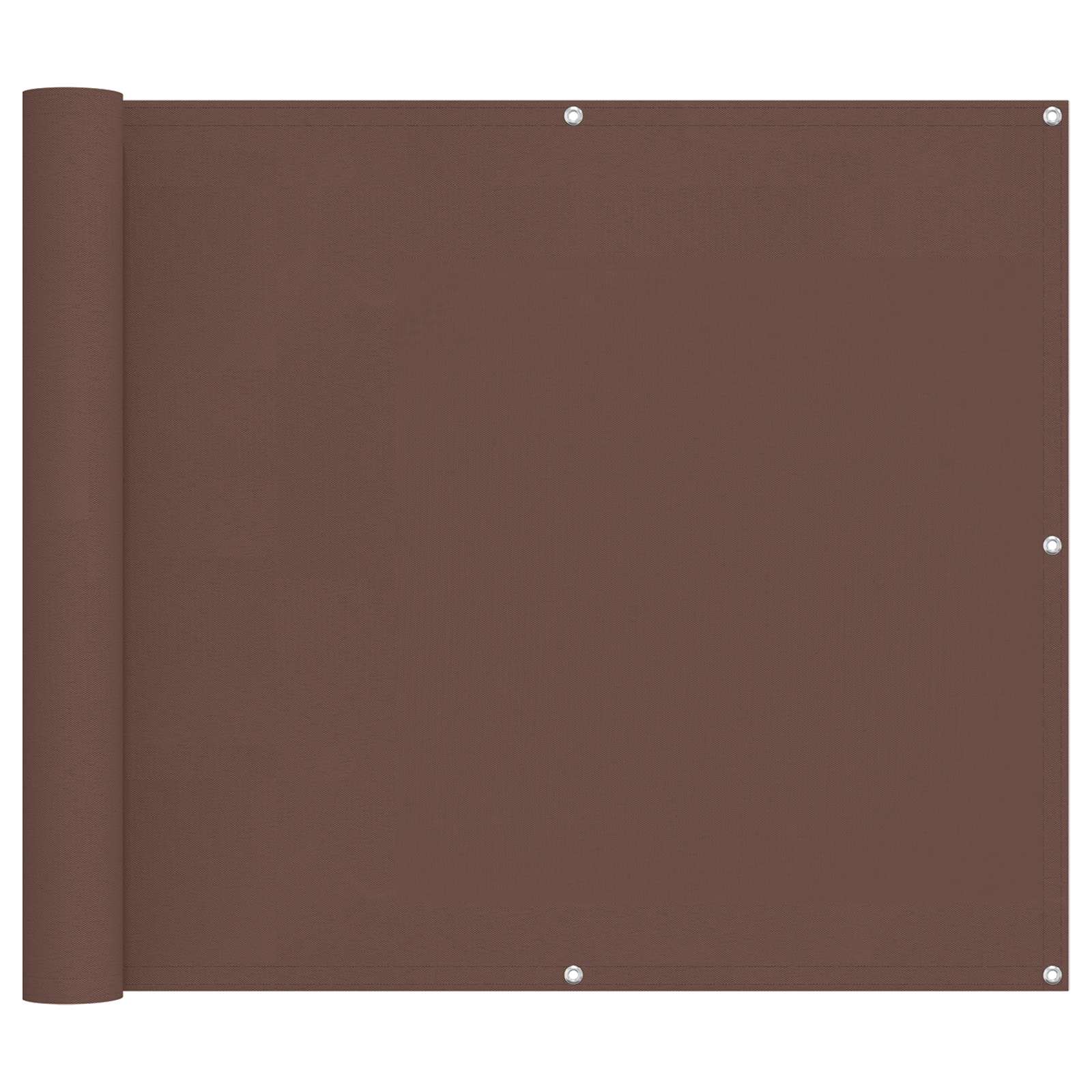 Balkonsichtschutz Braun 100 x 1000 cm Oxford-Stoff