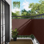 Balkonsichtschutz Braun 110 x 200 cm Oxford-Stoff