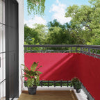 Balkonsichtschutz Bordeauxrot 75 x 300 cm Oxford-Stoff