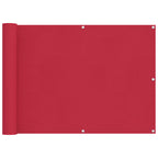 Balkonsichtschutz Bordeauxrot 75 x 300 cm Oxford-Stoff