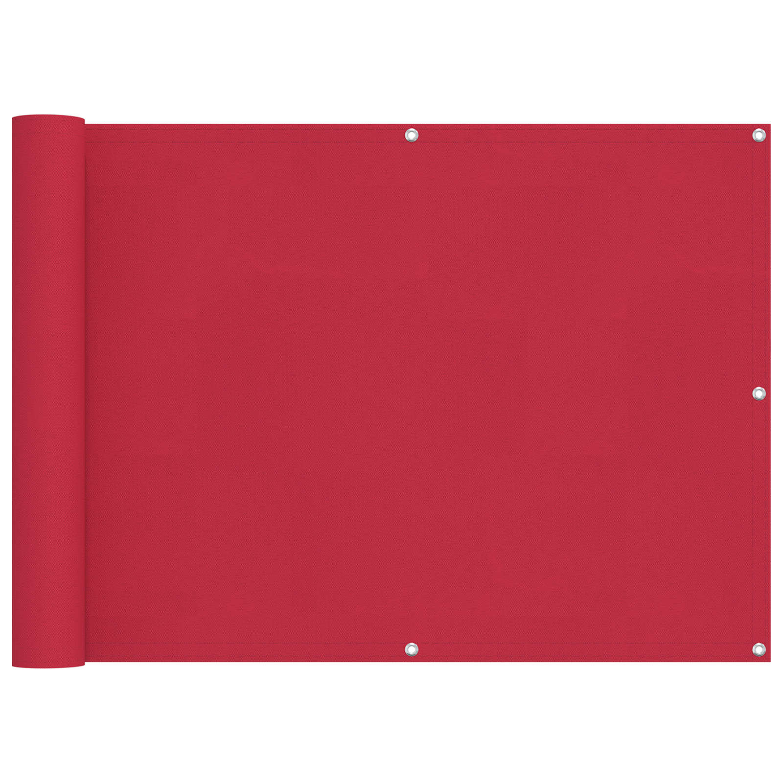 Balkonsichtschutz Bordeauxrot 75 x 300 cm Oxford-Stoff