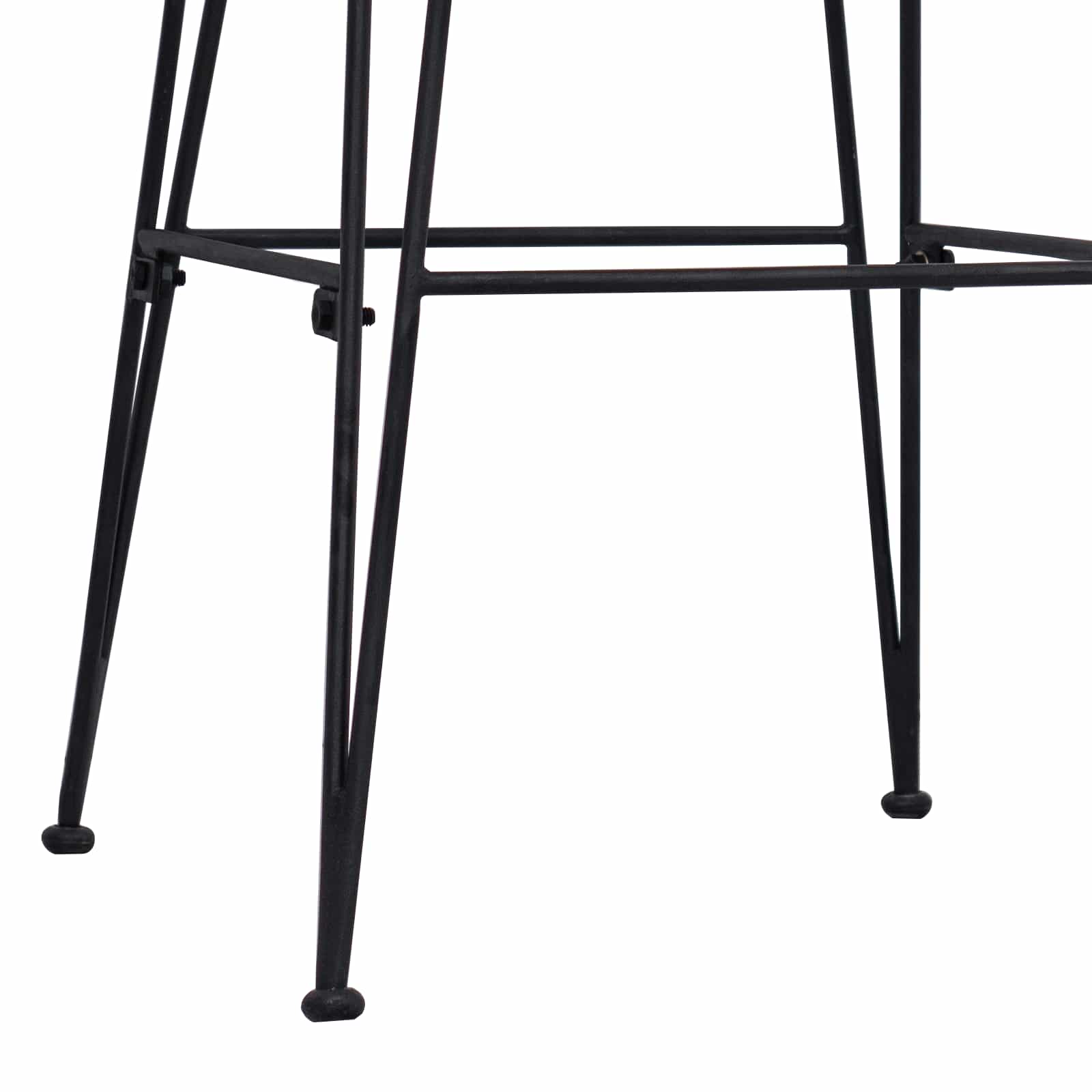 Esststuhl 2 pcs Natur 41 x 55 x 85 cm Rattan und Stahl