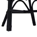 Stapelstuhl Schwarz 60 x 60 x 81 cm Rattan