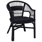 Stapelstuhl Schwarz 60 x 60 x 81 cm Rattan