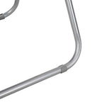 Klappstuhl 2 pcs Weiß und Grau 48 x 43,5 x 81 cm Kunstleder
