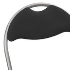 Klappstuhl 8 pcs Schwarz und Grau 48 x 43,5 x 81 cm Kunstleder