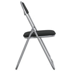 Klappstuhl 8 pcs Schwarz und Grau 48 x 43,5 x 81 cm Kunstleder