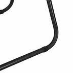 Klappstuhl 2 pcs Schwarz 48 x 43,5 x 81 cm Kunstleder
