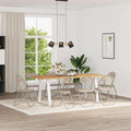 Klappstuhl 8 pcs Sand 48 x 43,5 x 81 cm Kunstleder