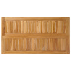 Bartisch Natur 110 x 60 x 105 cm Massiv-Teak