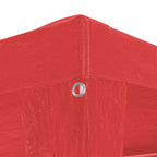Partyzelt Rot 300 x 300 x 255 cm PE und Stahl