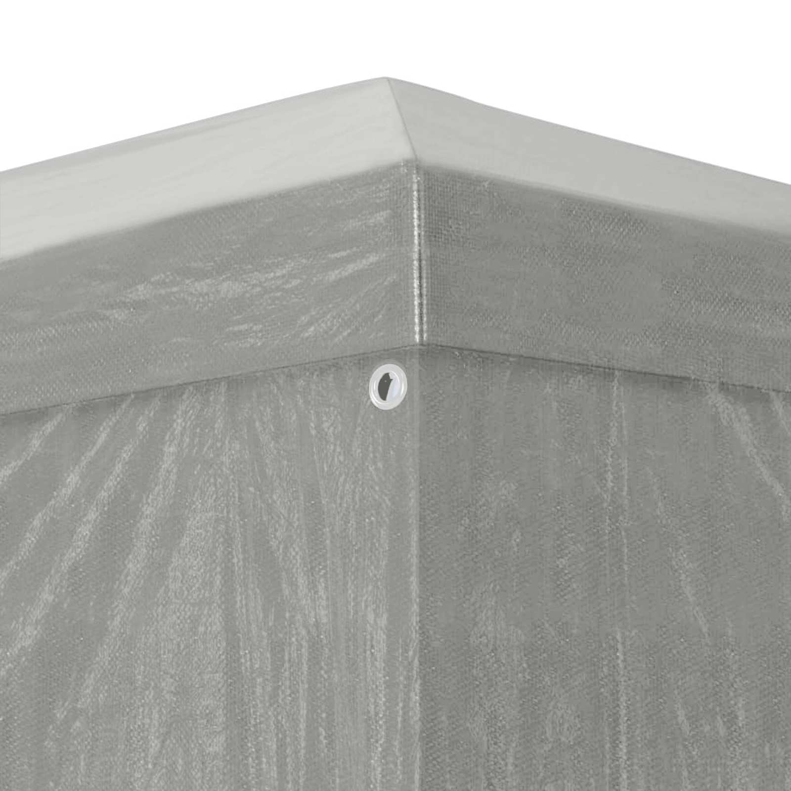 Party-Zelt 900 x 300 x 255 cm Hellgrau PE und Stahl