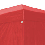 Party-Zelt 1200 x 300 x 255 cm Rot PE und Stahl
