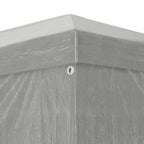 Party-Zelt 1200 x 300 x 255 cm Hellgrau PE und Stahl