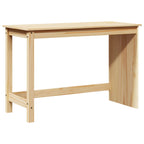 Schreibtisch Braun 112 x 50 x 75 cm Massivholz Kiefer