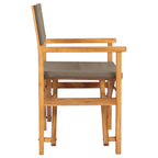 Esszimmerstuhl 56 x 54 x 87 cm 100% Polyester mit solidem Teak