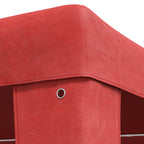Partyzelt Rot 600 x 300 x 255 cm PE und Stahl