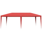 Partyzelt Rot 600 x 300 x 255 cm PE und Stahl