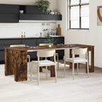 Esstisch 240 x 85 x 75 cm Holzwerkstoff Geräucherte Eiche