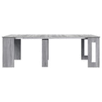 Esstisch 240 x 85 x 75 cm Holzwerkstoff Grau Sonoma