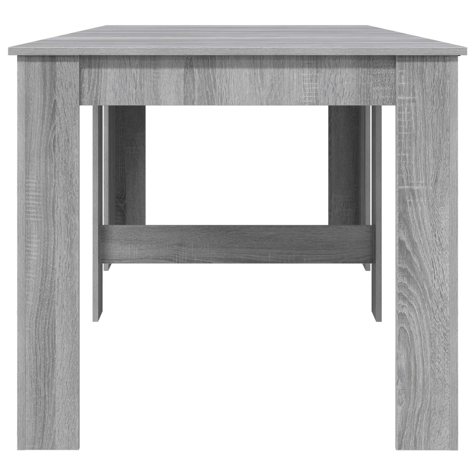 Esstisch 240 x 85 x 75 cm Holzwerkstoff Grau Sonoma