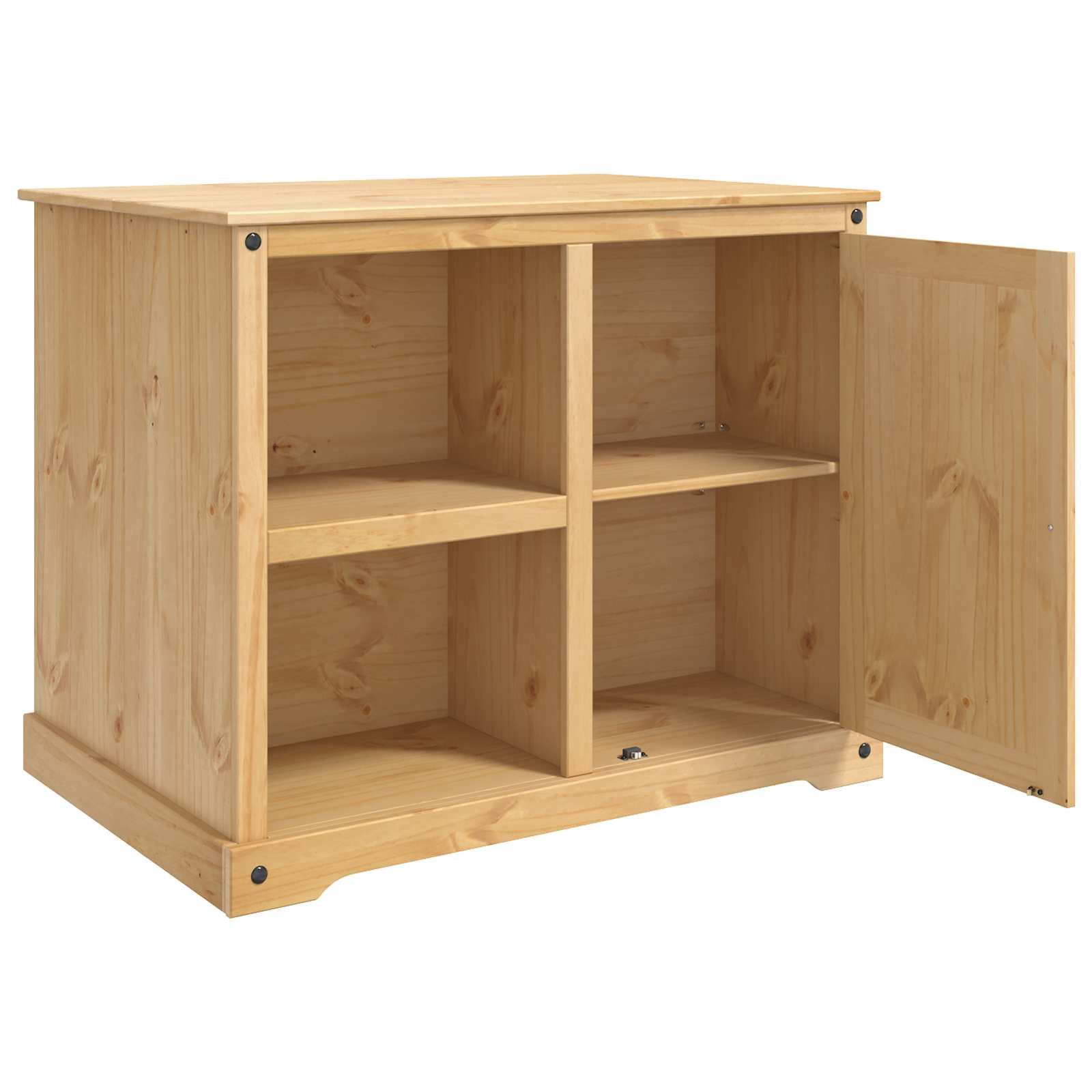 Küchentrolley 2 pcs Honigwachs 112 x 77 x 91,5 cm Massiv-Kiefer