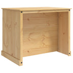 Küchentrolley 2 pcs Honigwachs 112 x 77 x 91,5 cm Massiv-Kiefer