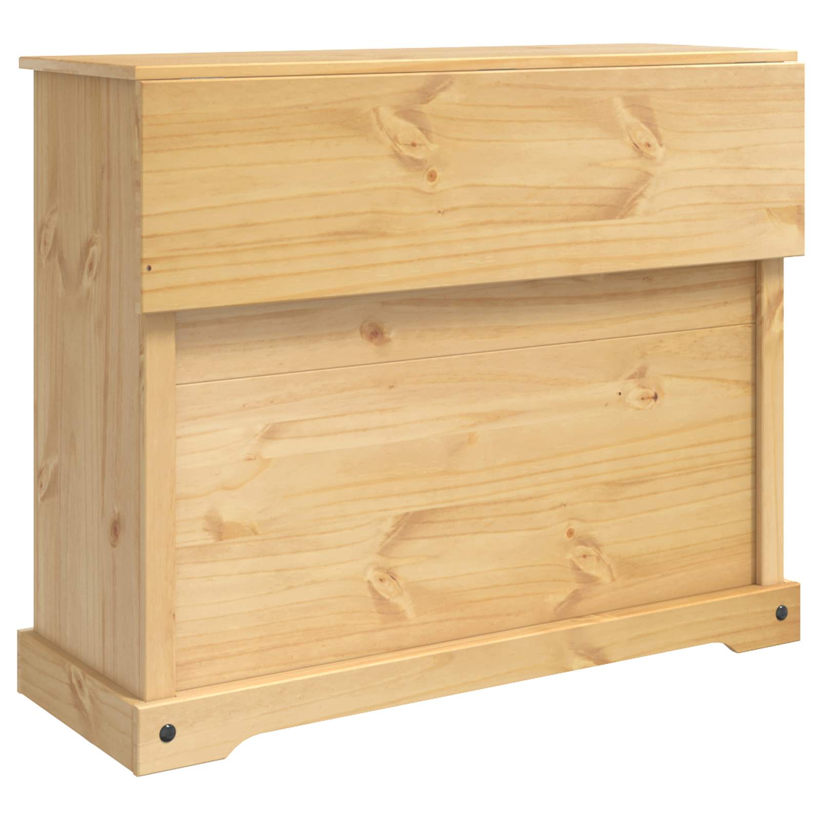 Küchentrolley 2 pcs Honigwachs 112 x 70 x 91,5 cm Massiv-Kiefer