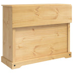 Küchentrolley 2 pcs Honigwachs 112 x 70 x 91,5 cm Massiv-Kiefer