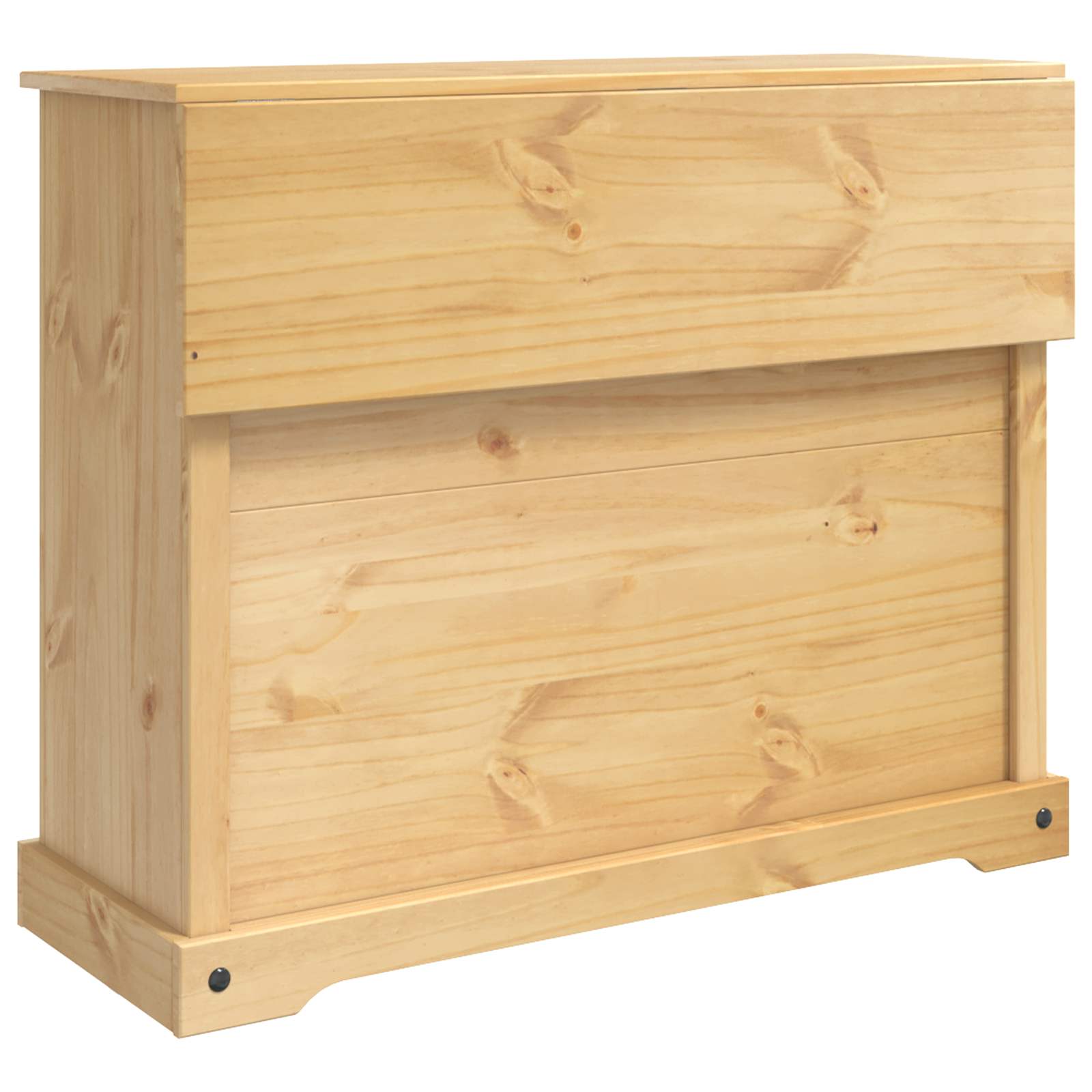 Küchentrolley 2 pcs Honigwachs 112 x 70 x 91,5 cm Massiv-Kiefer