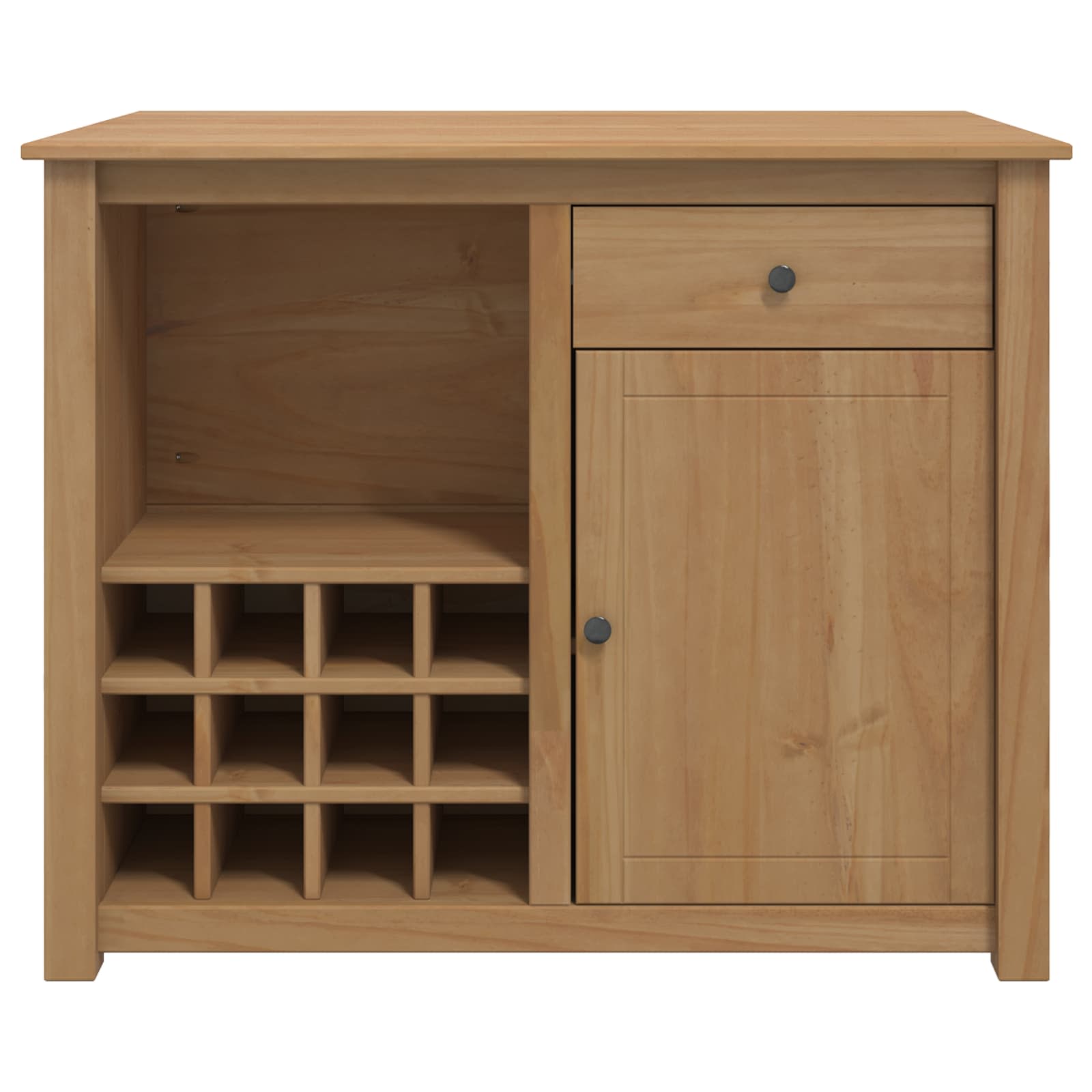 Küchentrolley mit Tür PANAMA 2 pcs Honigwachs 112 x 77 x 90 cm
