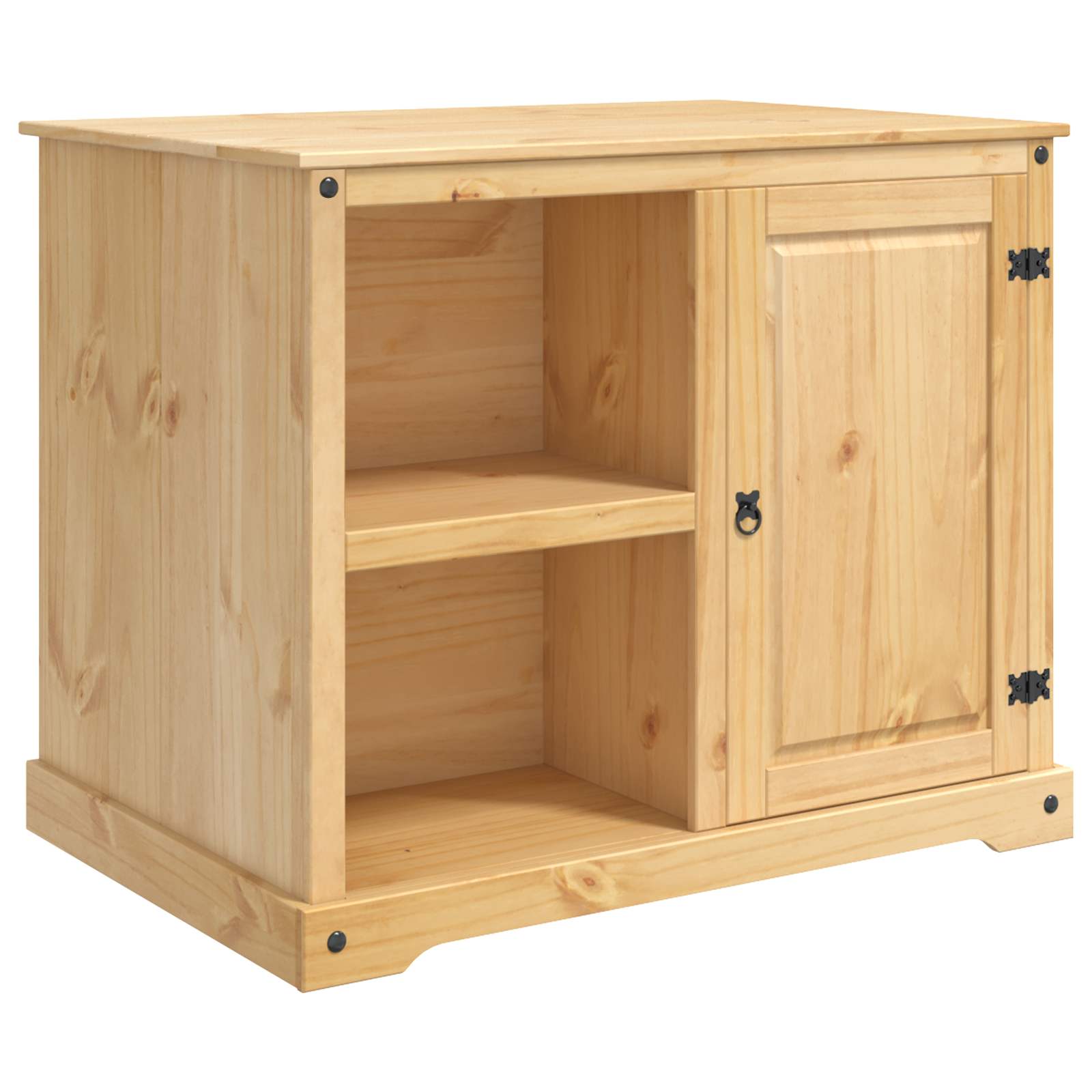 Kücheninsel Set mit Regal 3 pcs Honigwachs Massiv-Kiefer