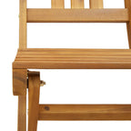 Außen Bistro-Stühle 6 pcs Natur Massivholz Akazie