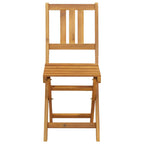 Außen Bistro-Stühle mit Kissen 8 pcs Natur 40 x 42 x 85 cm