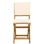 Außen Bistro-Stühle mit Kissen 6 pcs Cremeweiß 38 x 46 x 85 cm