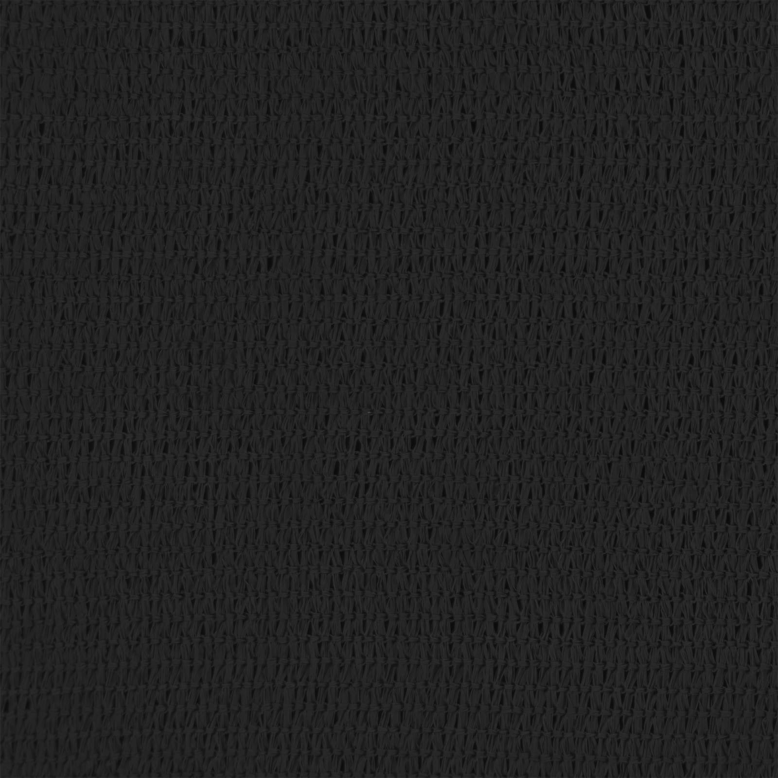 Balkonsichtschutz Schwarz 120 x 700 cm HDPE und Aluminium