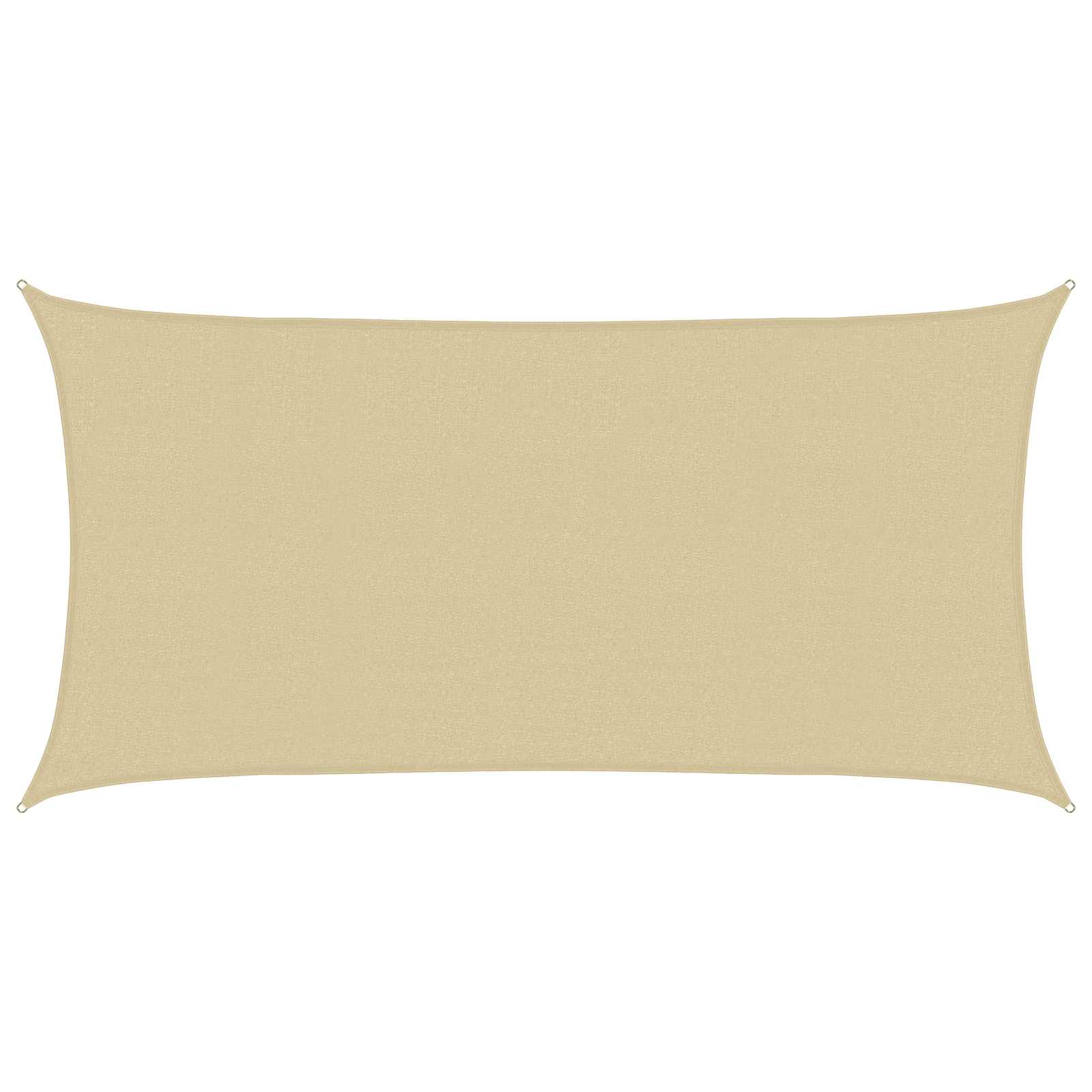 Sonnensegel Beige 2 x 6 m HDPE