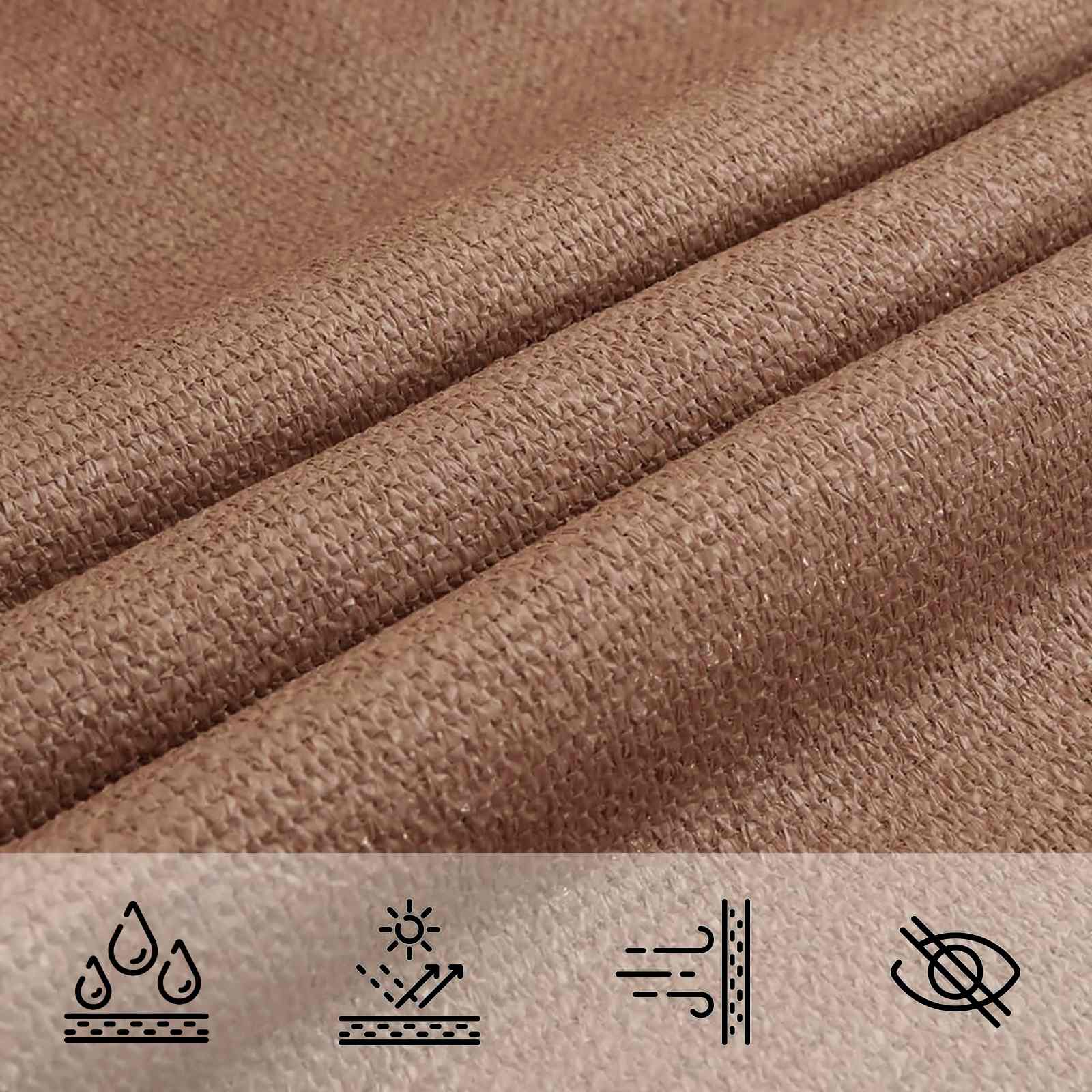 Sonnensegel Taupe 2 x 2 x 2 m HDPE