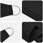 Sonnensegel Schwarz 7 x 5 x 5 m HDPE