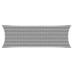 Sonnensegel Anthrazit und Weiß 2 x 6 m HDPE