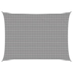 Sonnensegel Anthrazit und Weiß 5 x 7 m HDPE