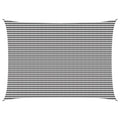 Sonnensegel Anthrazit und Weiß 5 x 8 m HDPE