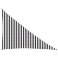 Sonnensegel 3 x 4 x 5 m HDPE