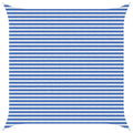 Sonnensegel Blau und Weiß 4 x 4 m HDPE
