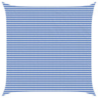 Sonnensegel Blau und Weiß 6 x 6 m HDPE